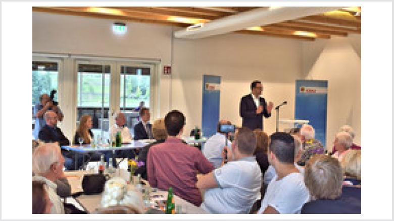 Jens Spahn unterstützt Detlef Seif im Wahlkampf