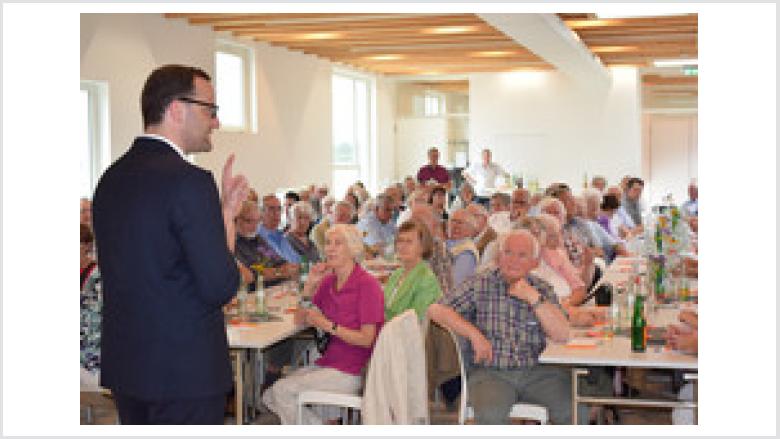 Jens Spahn unterstützt Detlef Seif im Wahlkampf